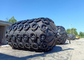 Black 2000x4000mm Pneumatic Rubber Fender With Chain And Tire Net 50kpa For Boat