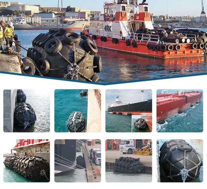 保護船2への港のための造船所の浮遊左舷空気のゴム製 フェンダー