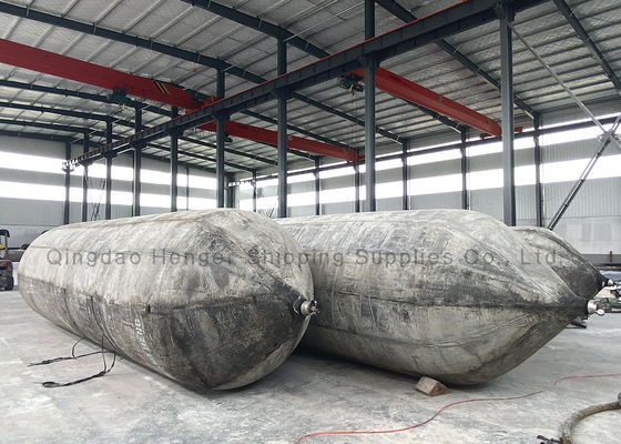 品質 Heavy-Duty Marine Rubber Airbag with Synthetic Tire Cord Layers for 0.8-3 M Diameter and 4-25 M Length Ship Launching 工場