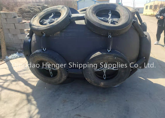 品質 Customized ISO17357 Pneumatic Rubber Fender 0.3-4.8 M for Marine Applications 工場