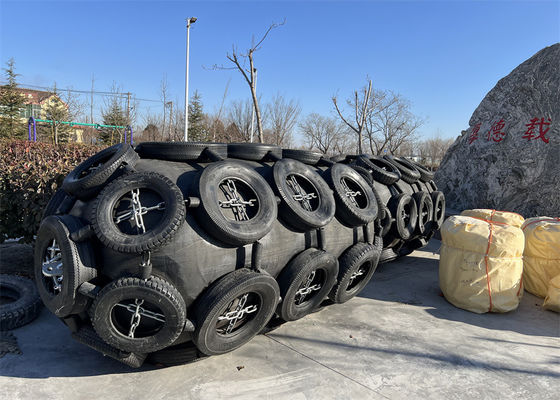 品質 高圧黒ゴム 海上フェンダー 簡単にインストール 工場