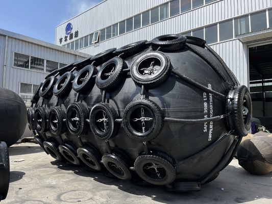 品質 円筒型高圧気圧ゴムフェンダー / ヨコハマフェンダー 工場