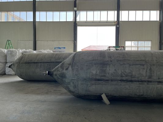 品質 High Pressure Resistance Inflatable Marine Airbags Cylindrical Type Offering Performance For Ship Launching Cargo Handling 工場