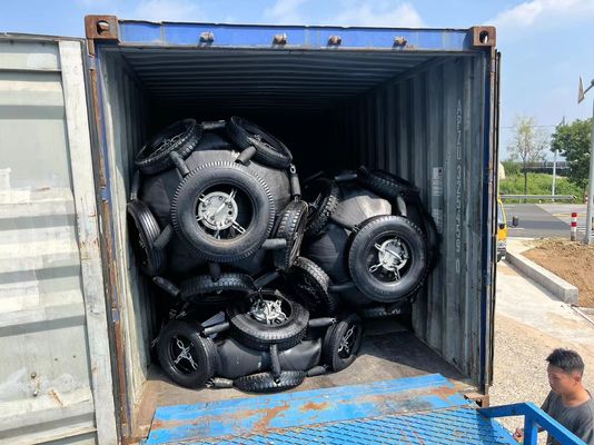 品質 高圧黒色横浜式空気入りゴムフェンダー、海洋サルベージおよび救助活動用 工場