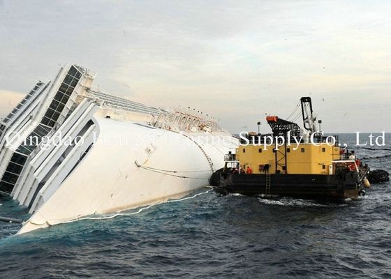 品質 低い係留力の泡が充填されたフェンダー/海洋のゴム製フェンダー50Kpaの黒色 工場