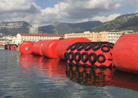 品質 ISO 17357 Certified EVA Foam Filled Fender with Customizable Density 70-110kg/m³ and 0.5m-4.8m Diameter for Marine Use 工場