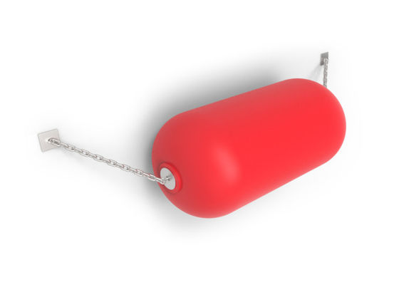 品質 赤い色の泡が充填されたポリウレタンが付いている固体浮遊ドックのフェンダー 工場