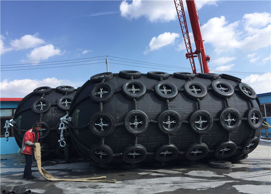 品質 Henger BV 認証された海上使用用の気力ゴムフェンダー,カスタムカットと強化耐久性 工場