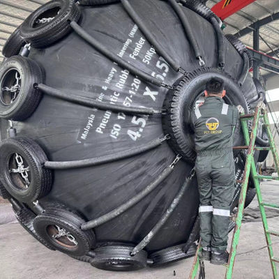 品質 ドックポート横浜空気式ゴムフェンダー 0.5x1m 工場