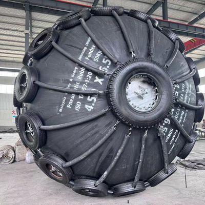 品質 ISO17357 船舶保護用の気力ゴムフェンダー 工場
