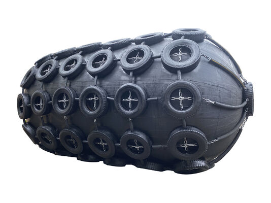 品質 天然ゴム製空気式防舷材、衝突防止型ローラーガードレール、海洋衝撃保護と2期間の確保 工場