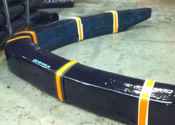 品質 エヴァの留め具ベルトの高い伸縮性の老化の抵抗の固体泡が充填されたボートのフェンダー 工場