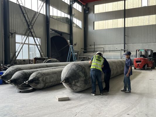 品質 Anti Corrosion Marine Rubber Airbag for Long Term Saltwater Service with 0.8-3 M Diameter 工場