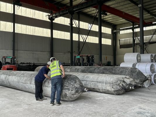 品質 Anti Corrosion Marine Rubber Airbag for Long Term Saltwater Service with 0.8-3 M Diameter 工場