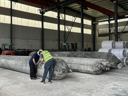 品質 Marine Rubber Airbag with Rapid Inflation Manifold for Simultaneous Multi Unit Operation in 0.8-3 M Diameter 工場