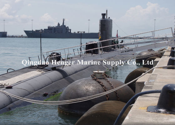 品質 ボートのためのDia 3.3 X L 6.5mの半海底フェンダーの低い外皮圧力 工場