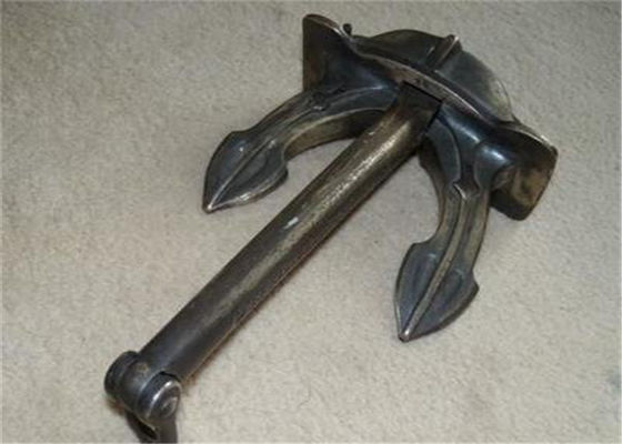 品質 海岸線の鋳造のホールのタイプ海兵隊員の折りたたみのボートのアンカーは鋼鉄に電流を通した 工場