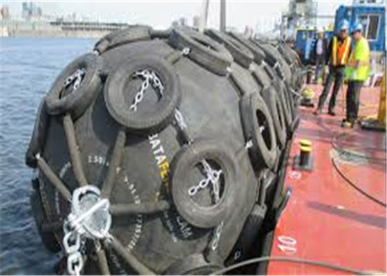 品質 0.5x1m電流を通されたタイヤ鎖の空気の海洋のフェンダー 工場