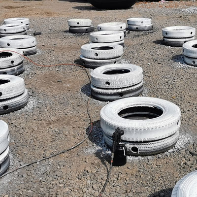 品質 0.3-4.8 M の利用可能なサイズと船のフェンダーアプリケーションのための50kpa & 80kpa の圧力でカスタマイズされた空気性ゴムフェンダー 工場