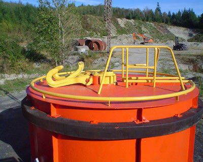 品質 緑のマーカーのブイを浮かべるアンカー鎖の海洋のマーカーの海洋運行ブイ 工場