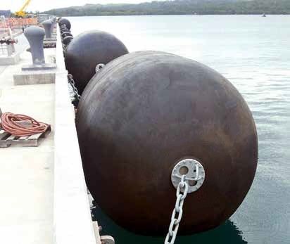 品質 横浜フェンダー50Kpa 80Kpaのタイヤ チェーンの純空気のゴム製 フェンダー 工場