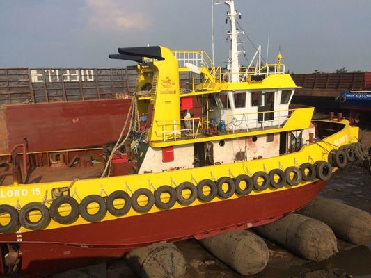 品質 D15 L12mの8つの層は進水の海洋のゴム製 エアバッグの海難救助ベルトの海洋のエアバッグを出荷する 工場