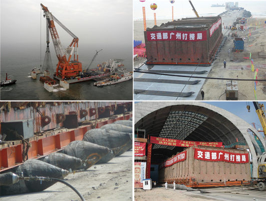 品質 海洋の膨脹可能なボートのハイドロ空気のフェンダーのゴム製浮遊ボートのフェンダー 工場