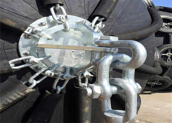 品質 50Kpa 80 Kpa STSのタイヤ チェーンの網が付いている空気のゴム製 フェンダーの横浜タイプ フェンダー 工場