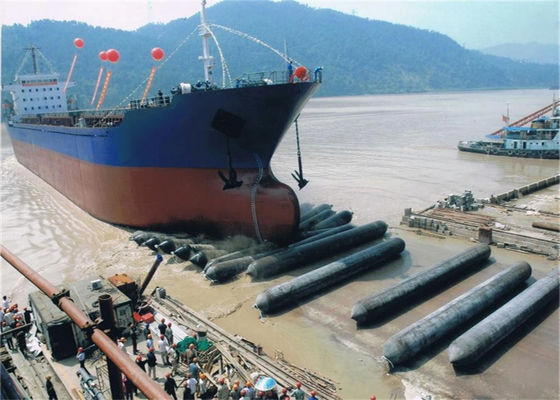 品質 ISO 14409 Certified Pneumatic Rubber Fender - Natural Rubber Marine Airbag with 80kpa Working Pressure 工場
