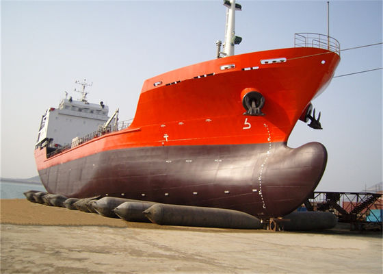 品質 ISO 14409 Certified Marine Rubber Airbag with 80kPa Working Pressure and Natural Rubber Material 工場