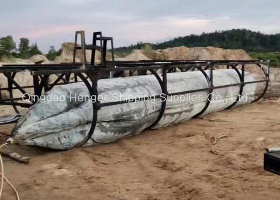 品質 ISO 14409 Certified Marine Rubber Airbag with 80 kPa Working Pressure and Natural Rubber Construction 工場